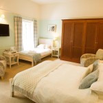 Bedroom 1 at Castle Hotel in Bishops Castle Shropshire