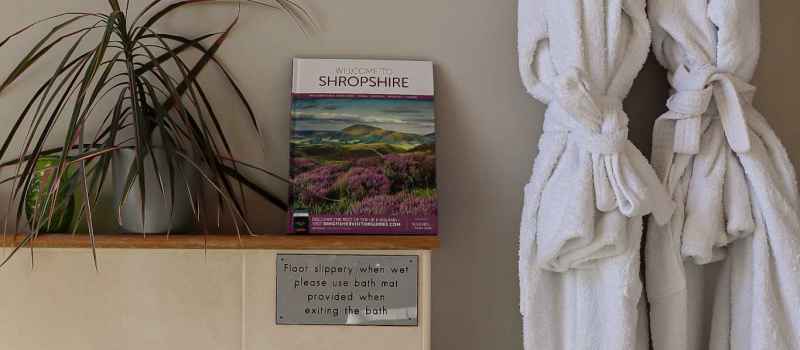 Dressing Gowns and Bath in Bedroom