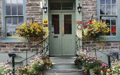 The Castle Hotel Front Steps