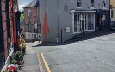 Bishops Castle High Street, Elephant Mural